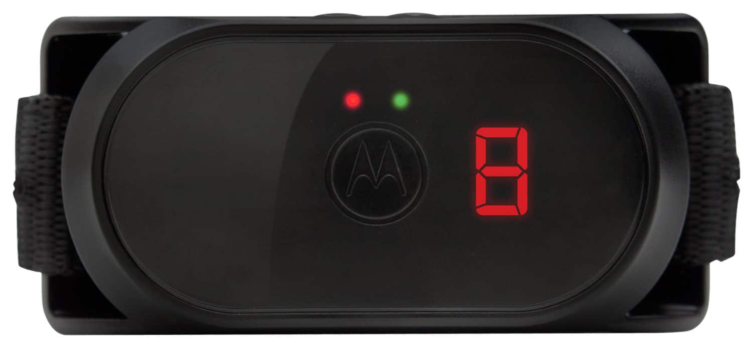 Motorola - No-Bark Collar - Black - Larger Front