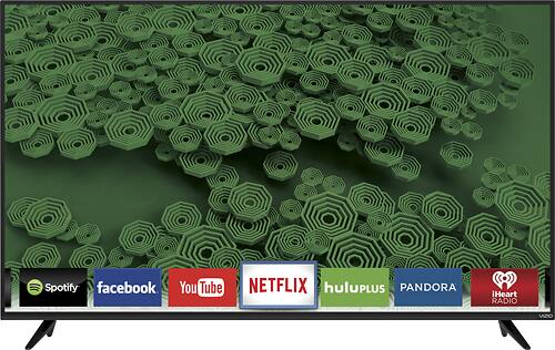 VIZIO - 65" Class (65" Diag.) - LED - 2160p - Smart - 4K Ultra HDTV - Black - Larger Front