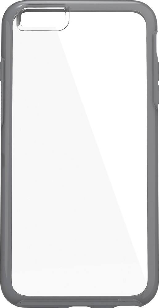 OtterBox - Symmetry Series Case for Apple® iPhone® 6 Plus - Clear/Gray - AlternateView1 Zoom