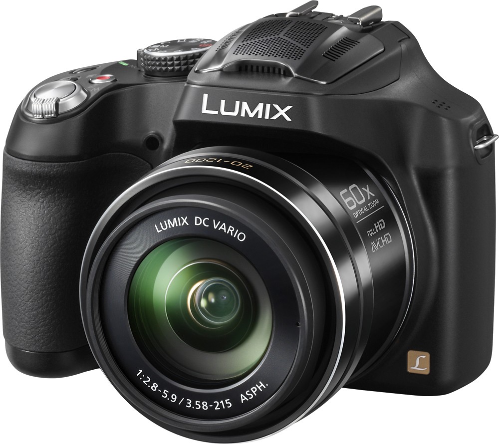 Panasonic Lumix DMC-FZ70 16.1MP Digital Camera with 60x Optical Zoom - Black