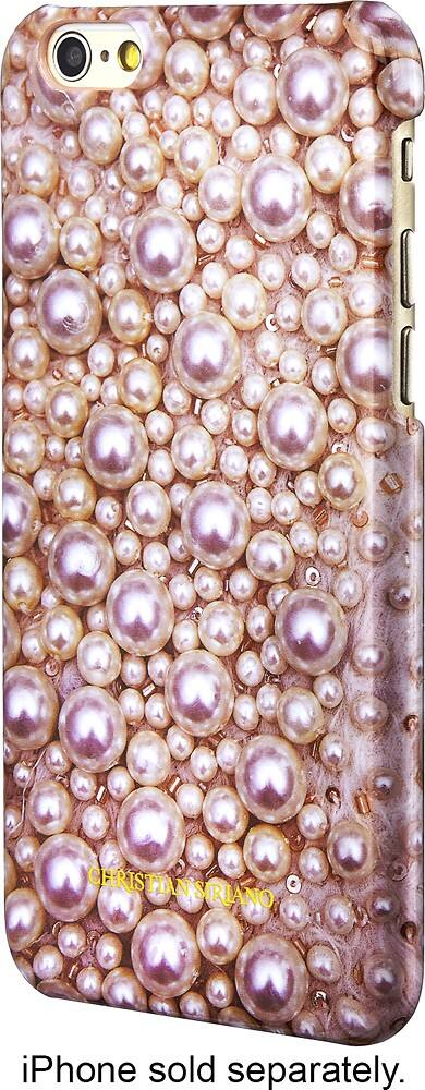 Christian Siriano - Hard Shell Case for Apple® iPhone® 6 and 6s - Pearl - Left Zoom