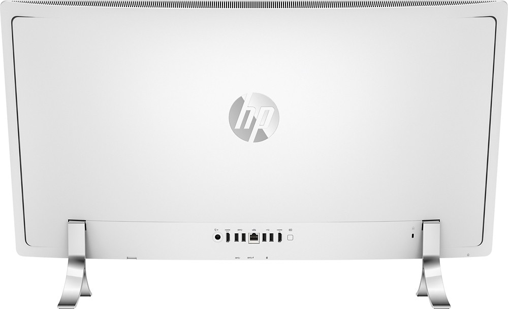 HP - ENVY 27" Touch-Screen All-In-One - Intel Core i5 - 12GB Memory - 1TB Hard Drive - Silver - Back Zoom