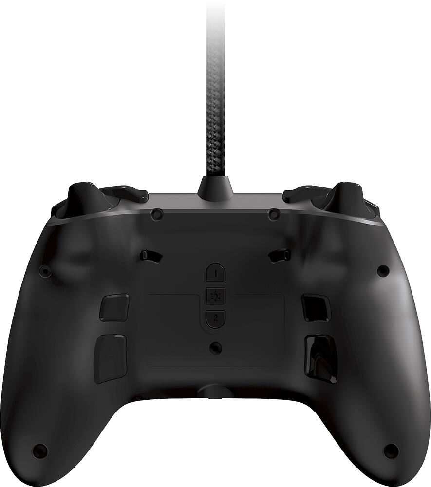 Power A - Fus1on Wired Controller for Xbox One - Black - Back Zoom