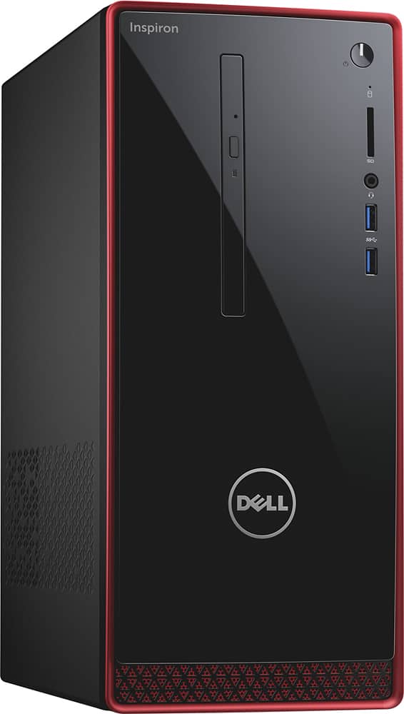 Dell - Inspiron Desktop - AMD FX-Series - 16GB Memory - 2TB Hard Drive - Black - Angle Zoom
