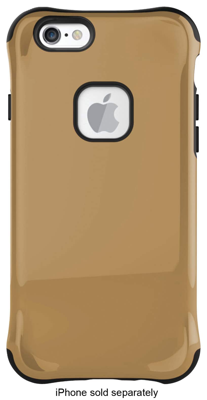 Ballistic - Urbanite Case for Apple® iPhone® 6 and 6s - Champagne Gold/Black - Larger Front