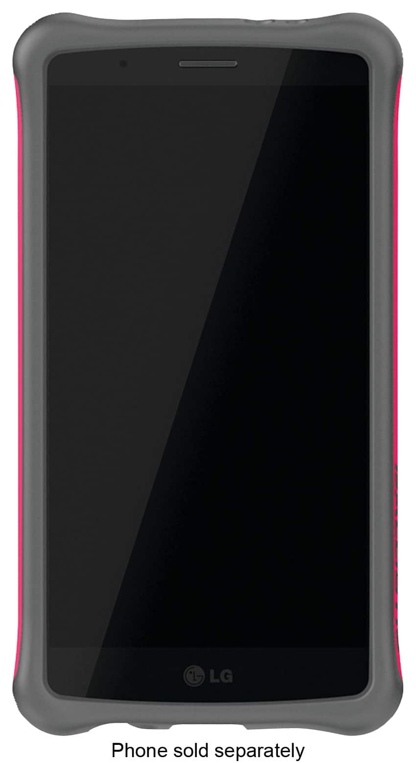 Ballistic - Urbanite Case for LG G4 Cell Phones - Bright Pink/Dark Charcoal Gray - Larger Front