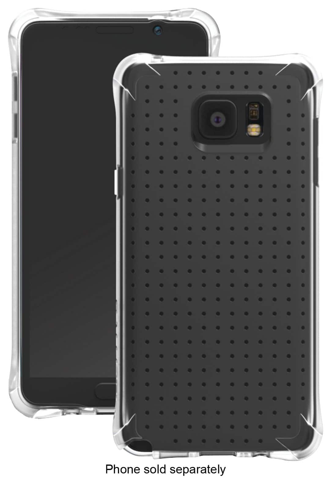 Ballistic - Jewel Hard Shell Case for Samsung Galaxy Note 5 Cell Phones - Clear - Larger Front