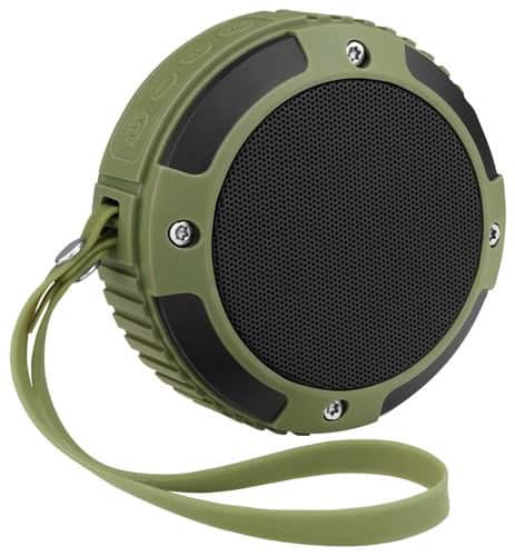 Merkury - Explorer Rugged Portable Bluetooth Speaker - Green - Larger Front