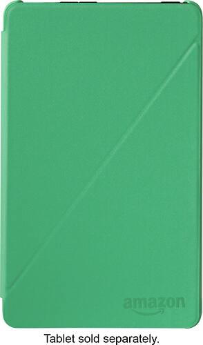 Amazon - Case for Amazon Fire 7" Tablets - Green - Larger Front