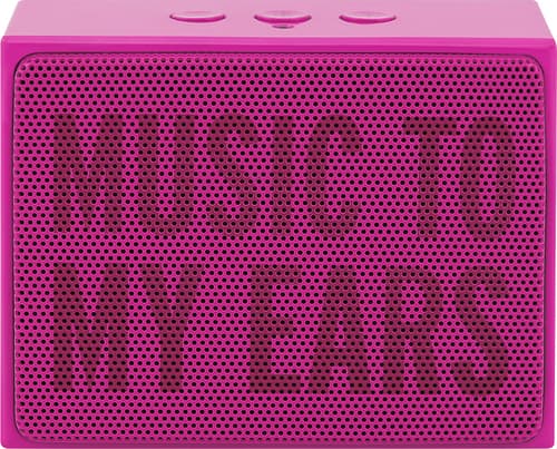 kate spade new york - Portable Bluetooth Speaker - Rhodamine Red/Pink - Larger Front