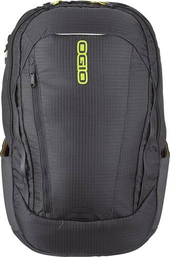 OGIO - Apollo Laptop Backpack - Black/Acid - Larger Front