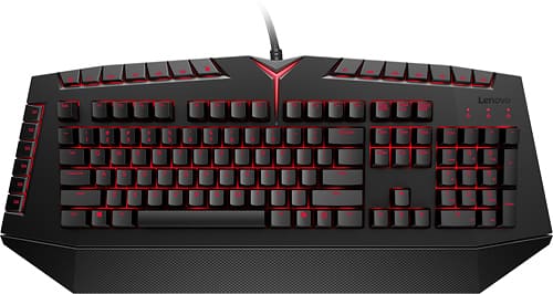 Lenovo - Y Gaming Mechanical Switch Keyboard - Black - Larger Front