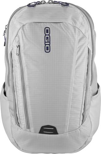 OGIO - Apollo Laptop Backpack - White/Navy - Larger Front