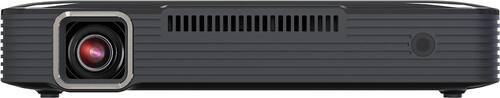 Miroir - 720p DLP Mini Pico Projector - Black - Larger Front