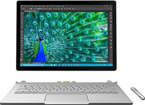 Microsoft Surface Book 13.5" Touchscreen 2-in-1 Laptop with Intel Core i5-6300U / 8GB / 256GB SSD / Win 10 Pro / Surface Pen