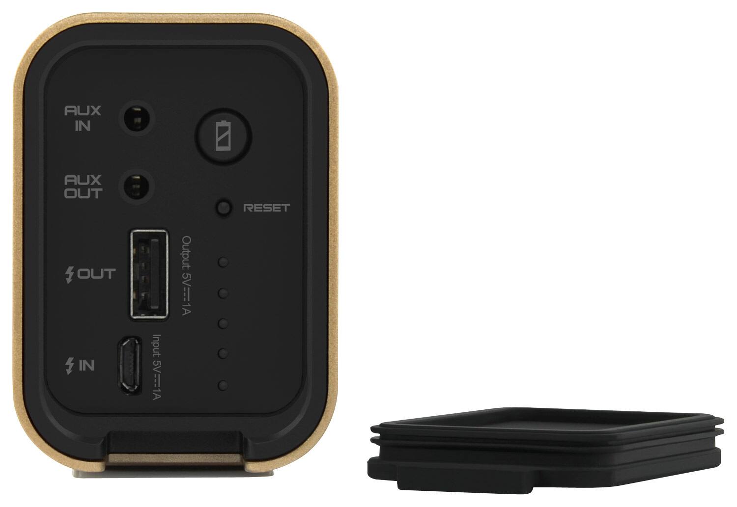 BRAVEN - LUX Portable Bluetooth Speaker - Gold - Alternate View 12