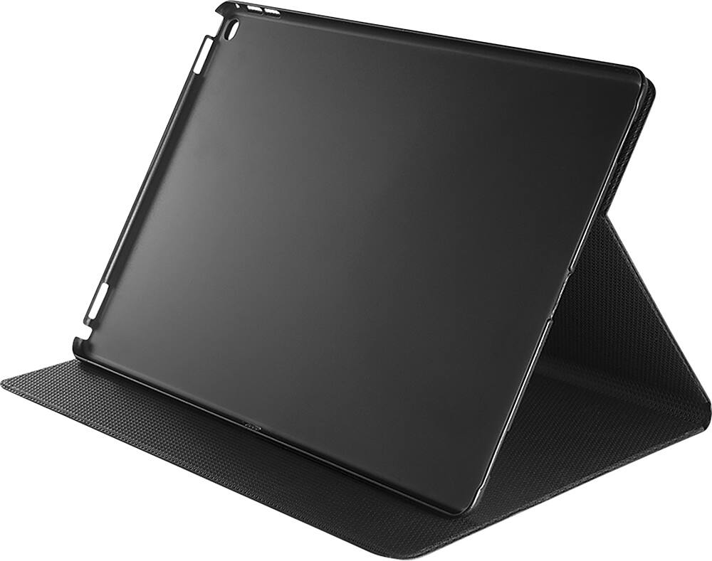 Insignia™ - Folio Case for Apple® iPad® Pro - Black - Left Zoom