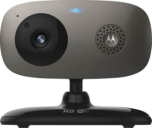 Motorola - Wi-Fi Pet Video Camera - Gunmetal Silver - Angle