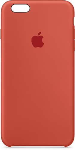 Apple - iPhone® 6s Plus Silicone Case - Orange - Larger Front