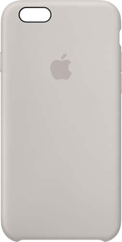 Apple - iPhone® 6s Silicone Case - Stone - Larger Front