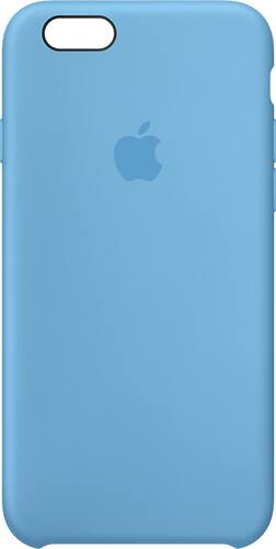 Apple - iPhone® 6s Silicone Case - Blue - Larger Front