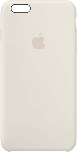 Apple - iPhone® 6s Plus Silicone Case - Antique White - Larger Front