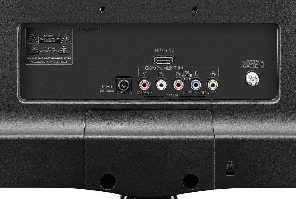 LG - 24" Class (23.6" Diag.) - LED - 720p - HDTV - Black - AlternateView2 Zoom