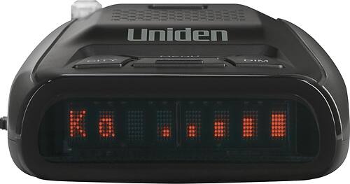 Uniden - Radar Detector - Black - Larger Front