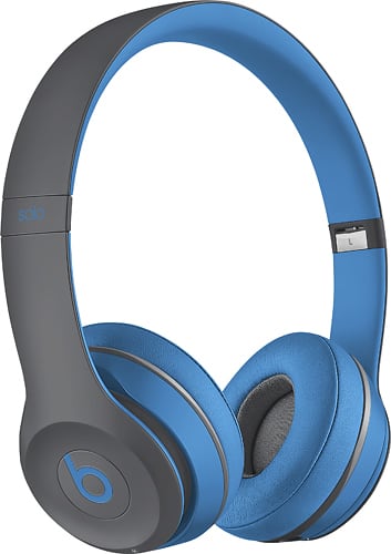Beats by Dr. Dre - Solo2 Wireless Headphones, Active Collection - Blue - Angle