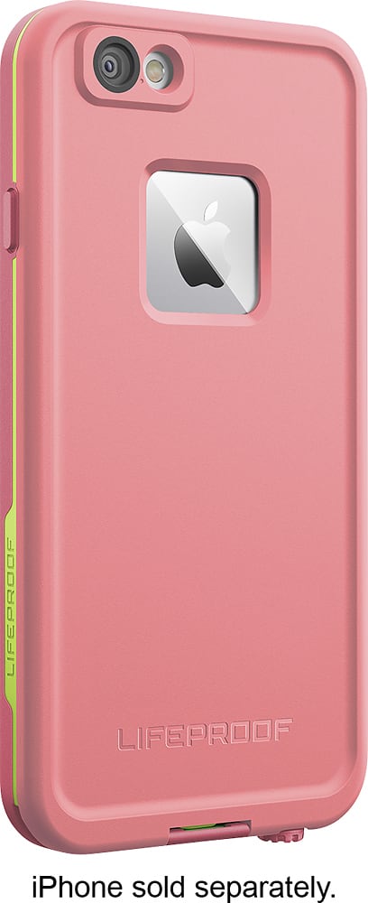 LifeProof - FRE Case for Apple® iPhone® 6 and 6s - Pink - Angle Zoom