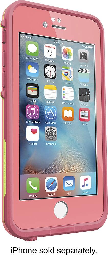 LifeProof - FRE Case for Apple® iPhone® 6 and 6s - Pink - AlternateView12 Zoom