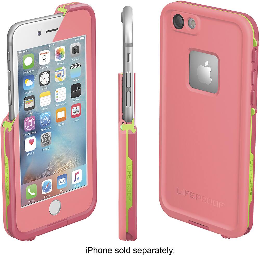 LifeProof - FRE Case for Apple® iPhone® 6 and 6s - Pink - AlternateView18 Zoom