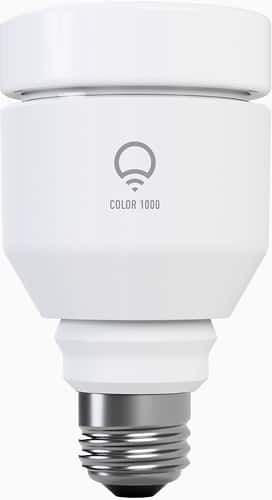 LIFX - Color 1000 Multicolor A19 Smart LED Light Bulb - Multicolor - Larger Front