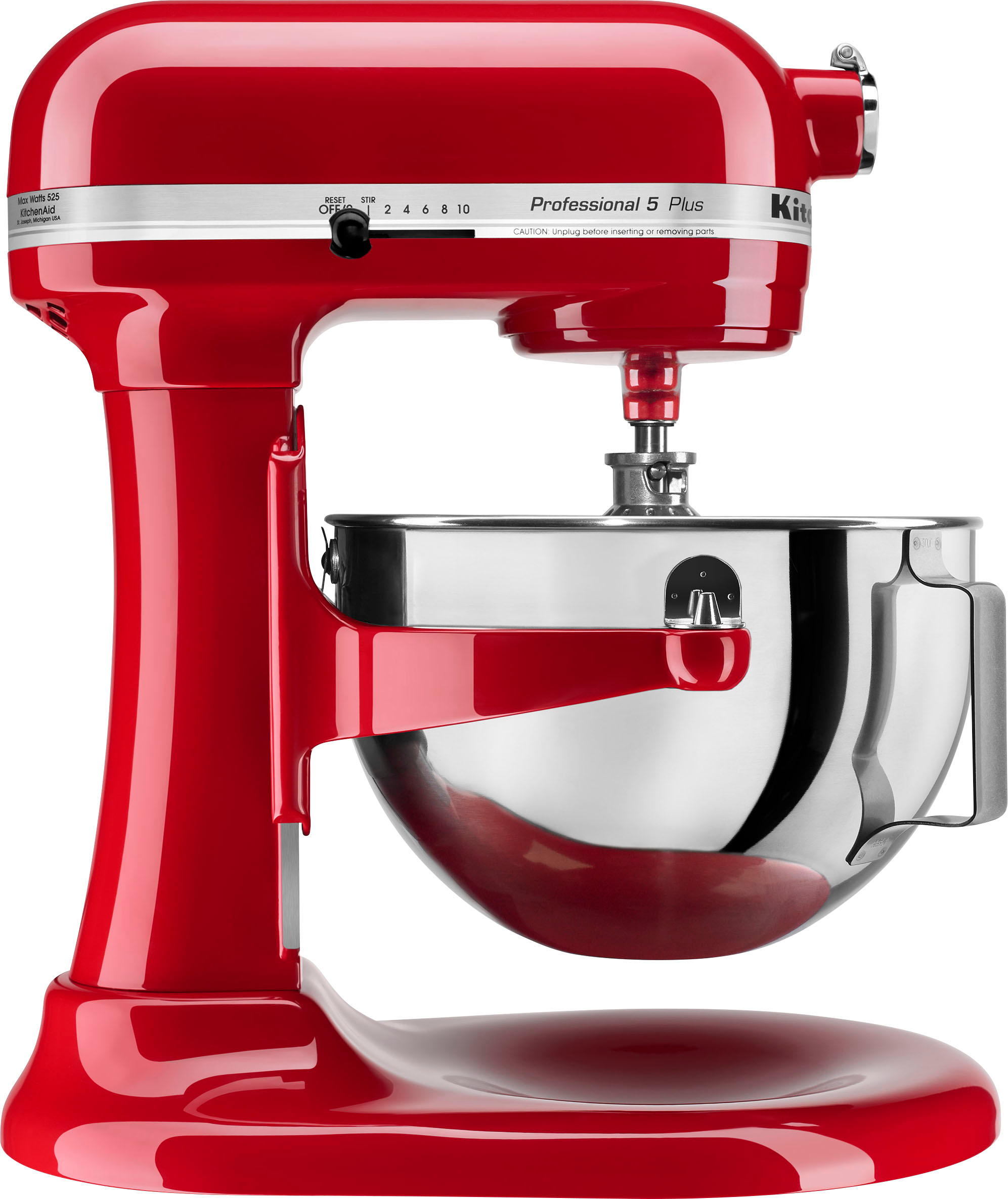 KitchenAid - Professional 5 Plus Series Stand Mixer - Empire Red - Angle Zoom