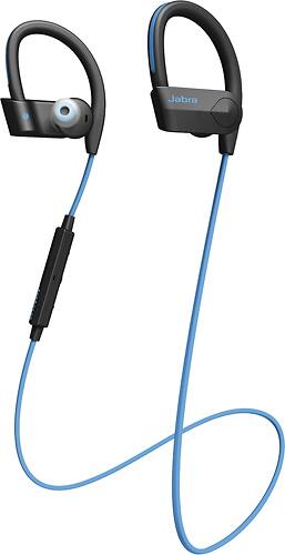 Jabra - Sport Pace Wireless Earbud Headphones - Blue - Angle