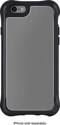 Ballistic - Tungsten Slim Case for Apple® iPhone® 6 Plus - Gray/Black - Larger Front