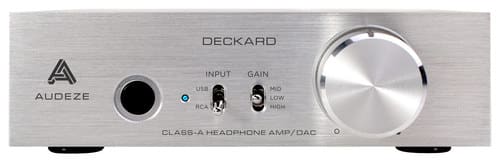 Audeze - Deckard Class A Headphone Amplifier - Silver - Larger Front