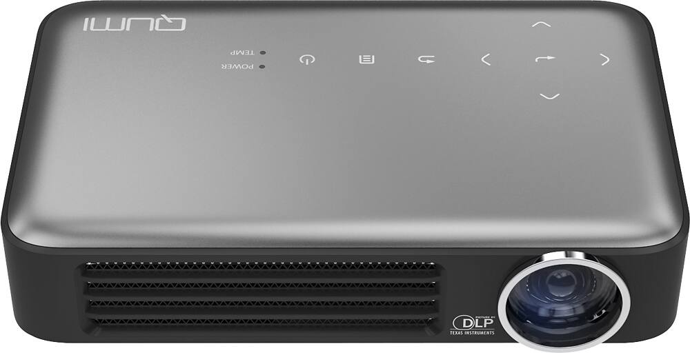 Vivitek - Qumi Q6 LED Pocket Projector - Gray/Silver/Black - AlternateView11 Zoom