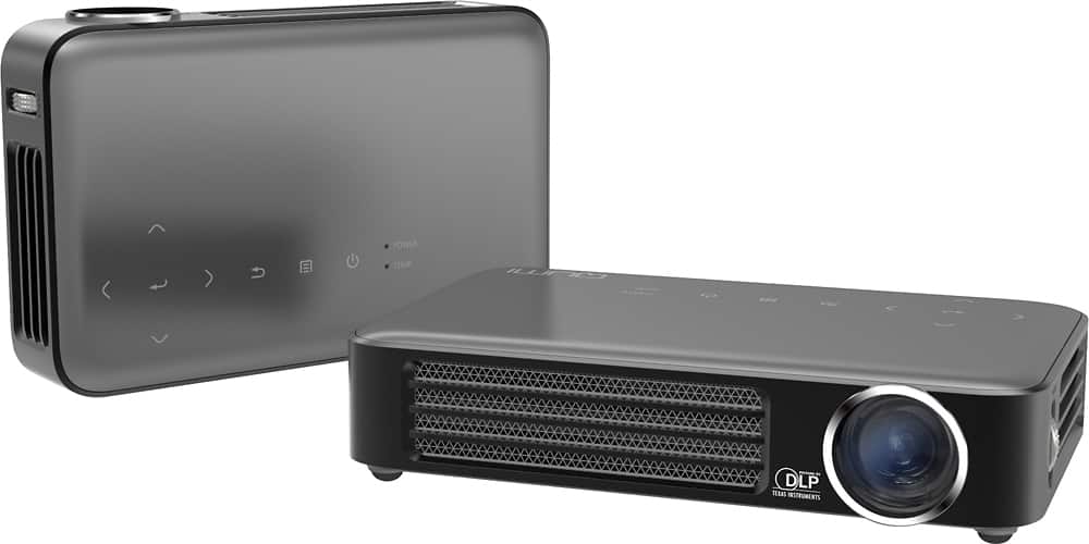 Vivitek - Qumi Q6 LED Pocket Projector - Gray/Silver/Black - AlternateView12 Zoom