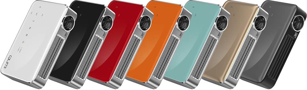 Vivitek - Qumi Q6 LED Pocket Projector - Gray/Silver/Black - AlternateView13 Zoom