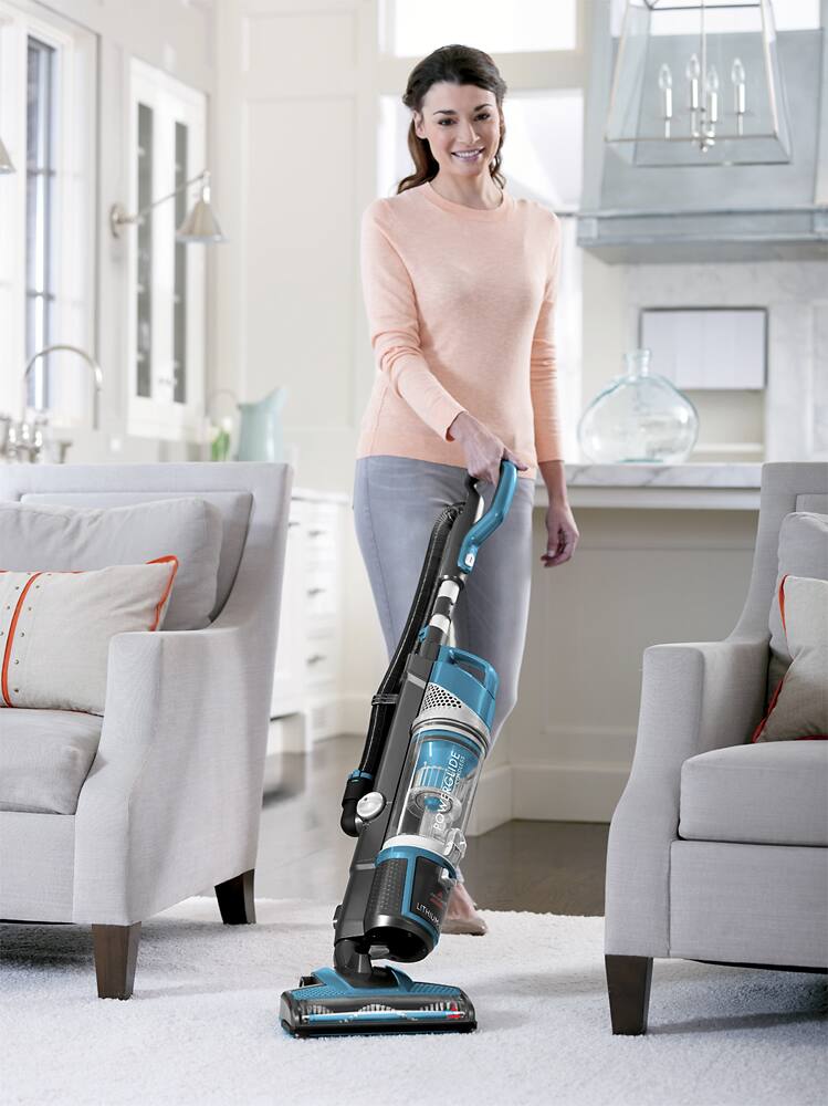 BISSELL - PowerGlide Bagless Upright Vacuum - Disc Teal/Titanium - AlternateView16 Zoom