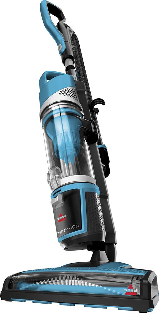 BISSELL - PowerGlide Bagless Upright Vacuum - Disc Teal/Titanium - Left Zoom