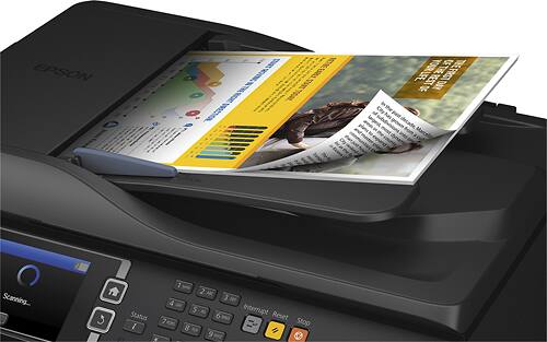 Epson - WorkForce Pro WF-4640 Wireless All-In-One Printer - Black - Alternate View 12