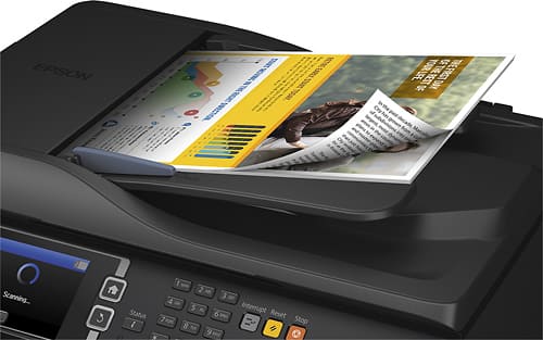 Epson - WorkForce Pro WF-4640 Wireless All-In-One Printer - Black - Alternate View 12