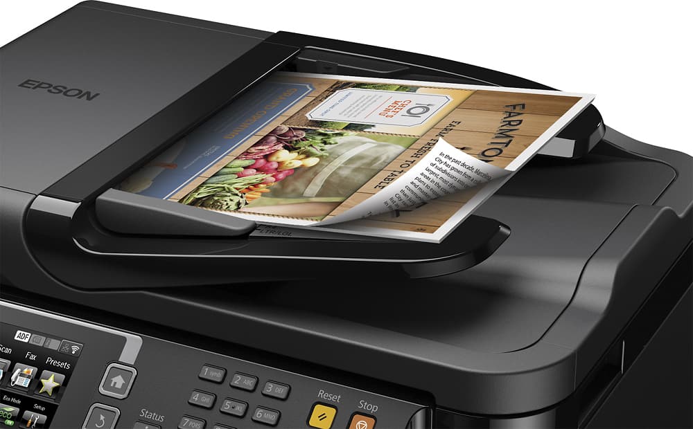 Epson - WorkForce WF-3640 Wireless All-In-One Printer - Black - AlternateView1 Zoom