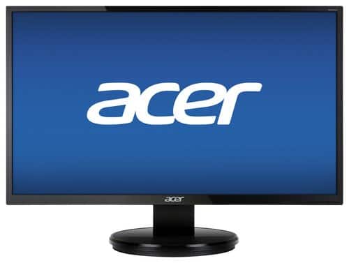 Acer - 27" LED HD Monitor - Black - Larger Front