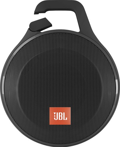 JBL - Clip+ Portable Bluetooth Speaker - Black - Larger Front