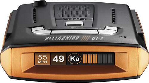 Beltronics - GT-7 Radar Detector for Most Vehicles - Black - Larger Front