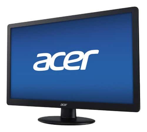 Acer - Refurbished 23" LED HD Monitor - Black - Larger Front