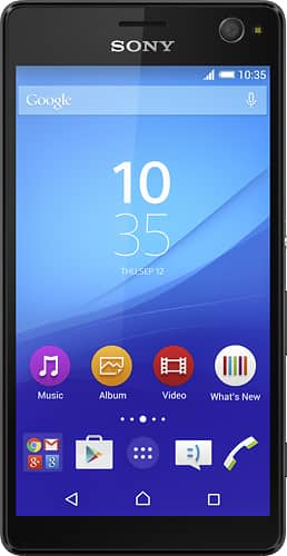 Sony - Refurbished Xperia C4 4G with 16GB Memory Cell Phone (Unlocked) - Black - Larger Front